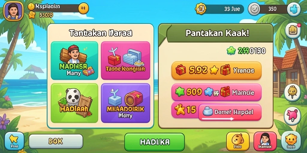 Tampilan antarmuka yang menarik dan mudah digunakan.