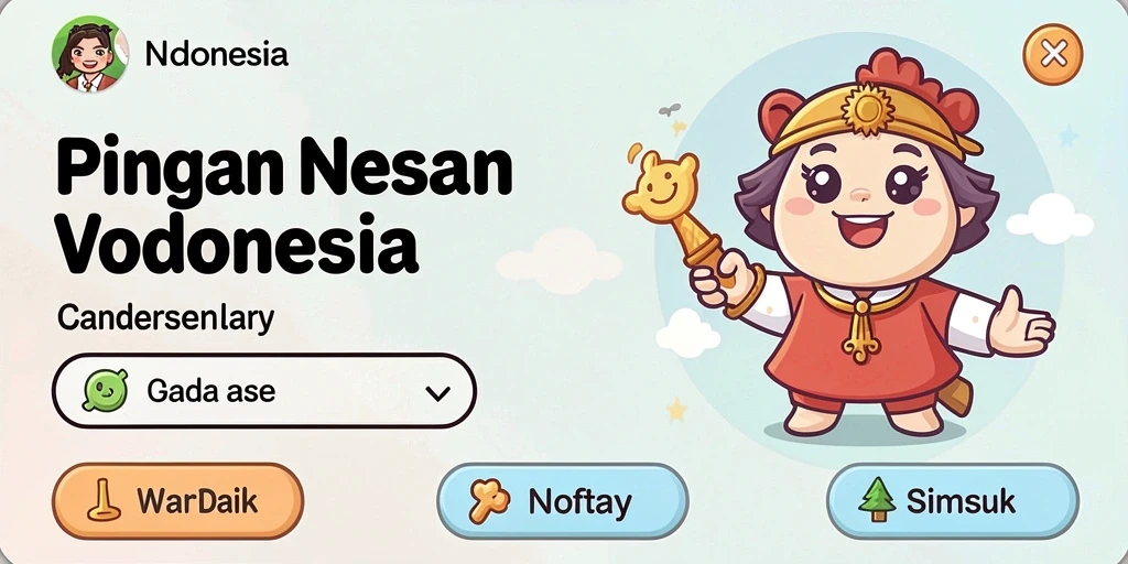Tampilan menu utama CALO288 yang interaktif.
