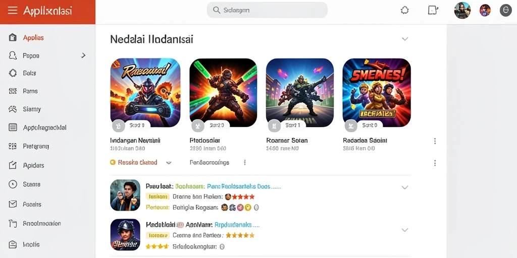 Tangkapan layar dari tampilan awal game FILTER303.