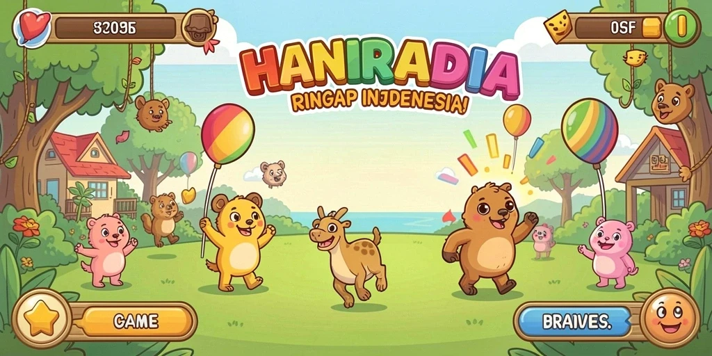 Screenshot menunjukkan aksi seru dalam permainan.