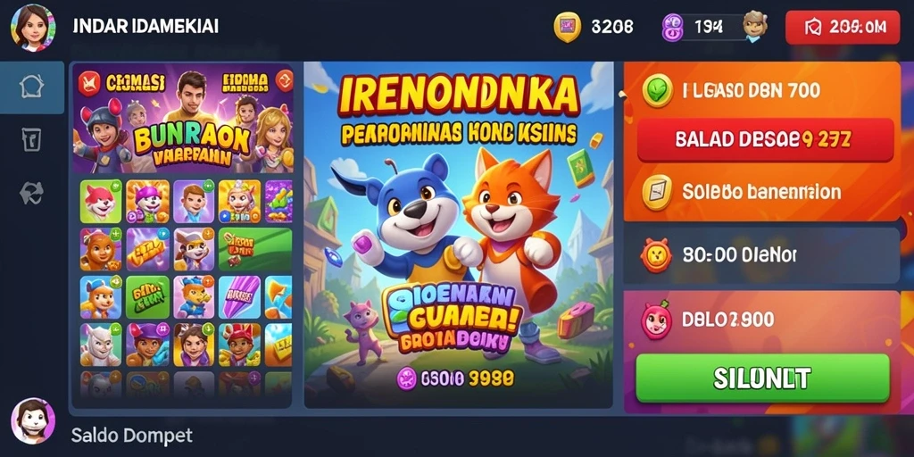 Tampilan antarmuka yang intuitif dan menarik.