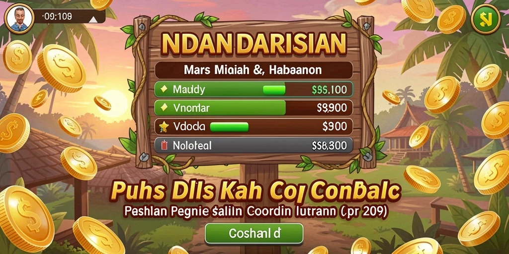 Tampilan utama permainan LEDAK388 yang menarik.