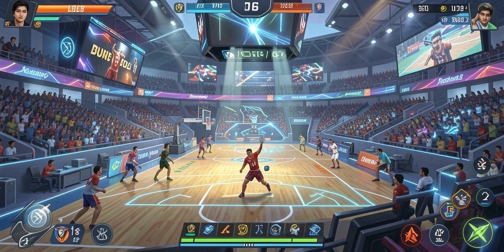Screenshot menunjukkan tampilan antarmuka permainan yang menarik.