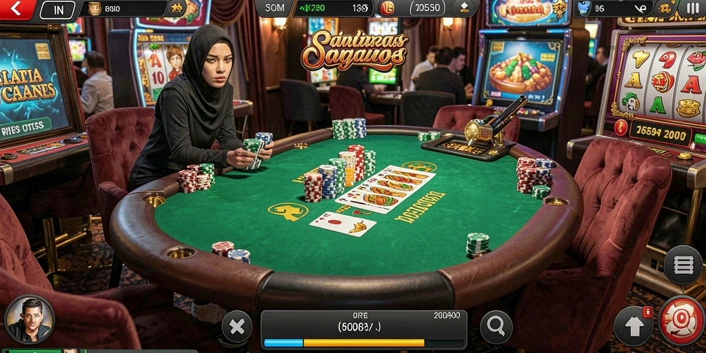 Tampilan mesin slot dengan grafis yang memikat.