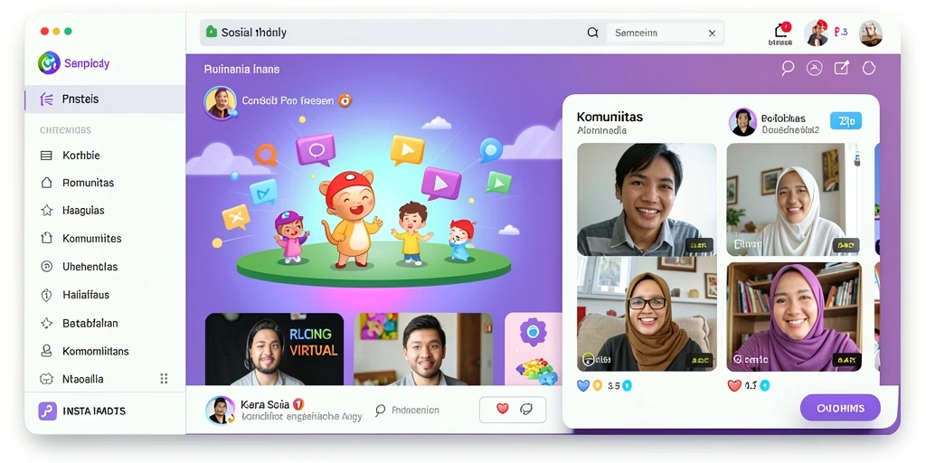 Tampilan awal aplikasi yang menarik dan intuitif.