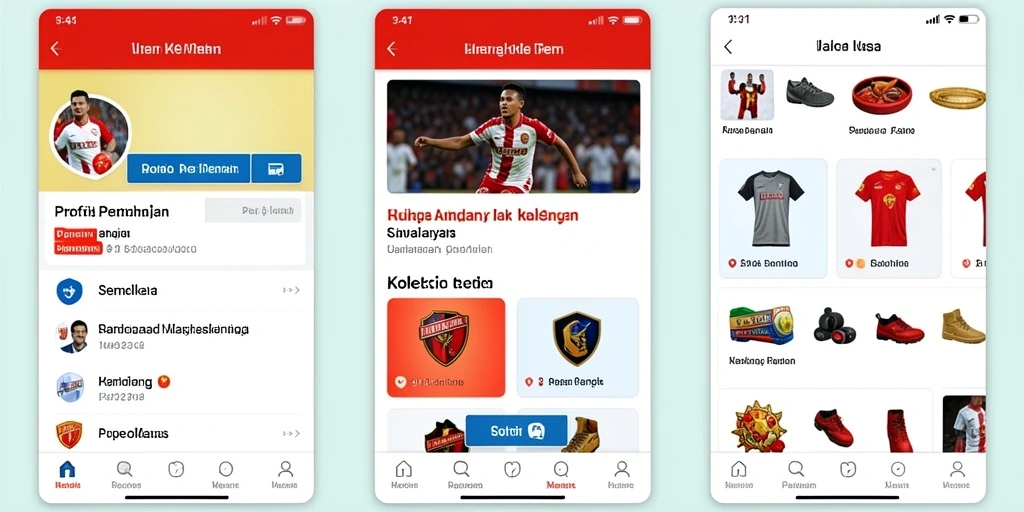 Tampilan antarmuka aplikasi yang user-friendly.